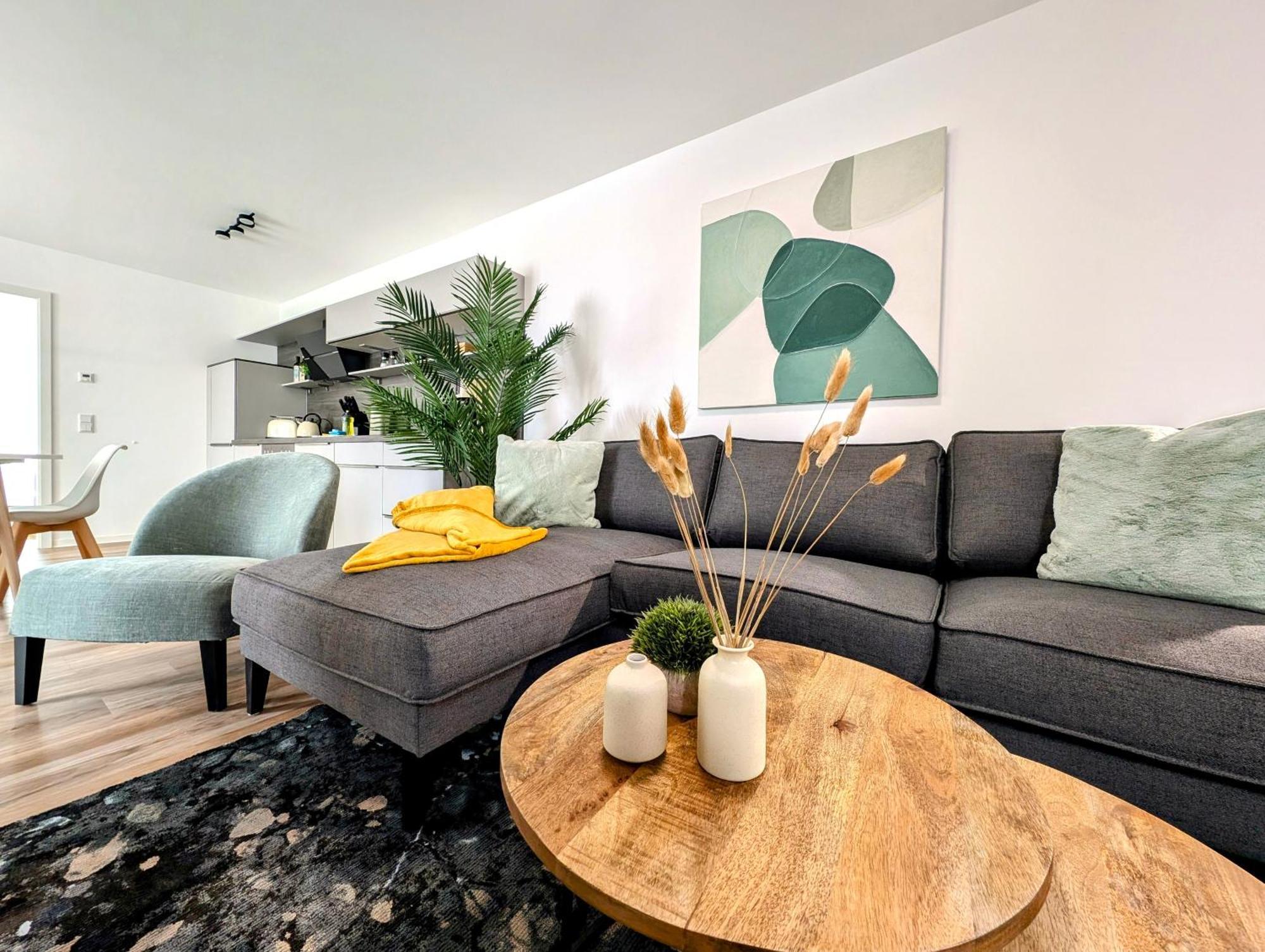Bohnapartments - Nordkap-Suiten - Gratis Parkplatz - Moderner Neubau - Erdgeschoss - Fussbodenheizung Erfurt Exterior foto