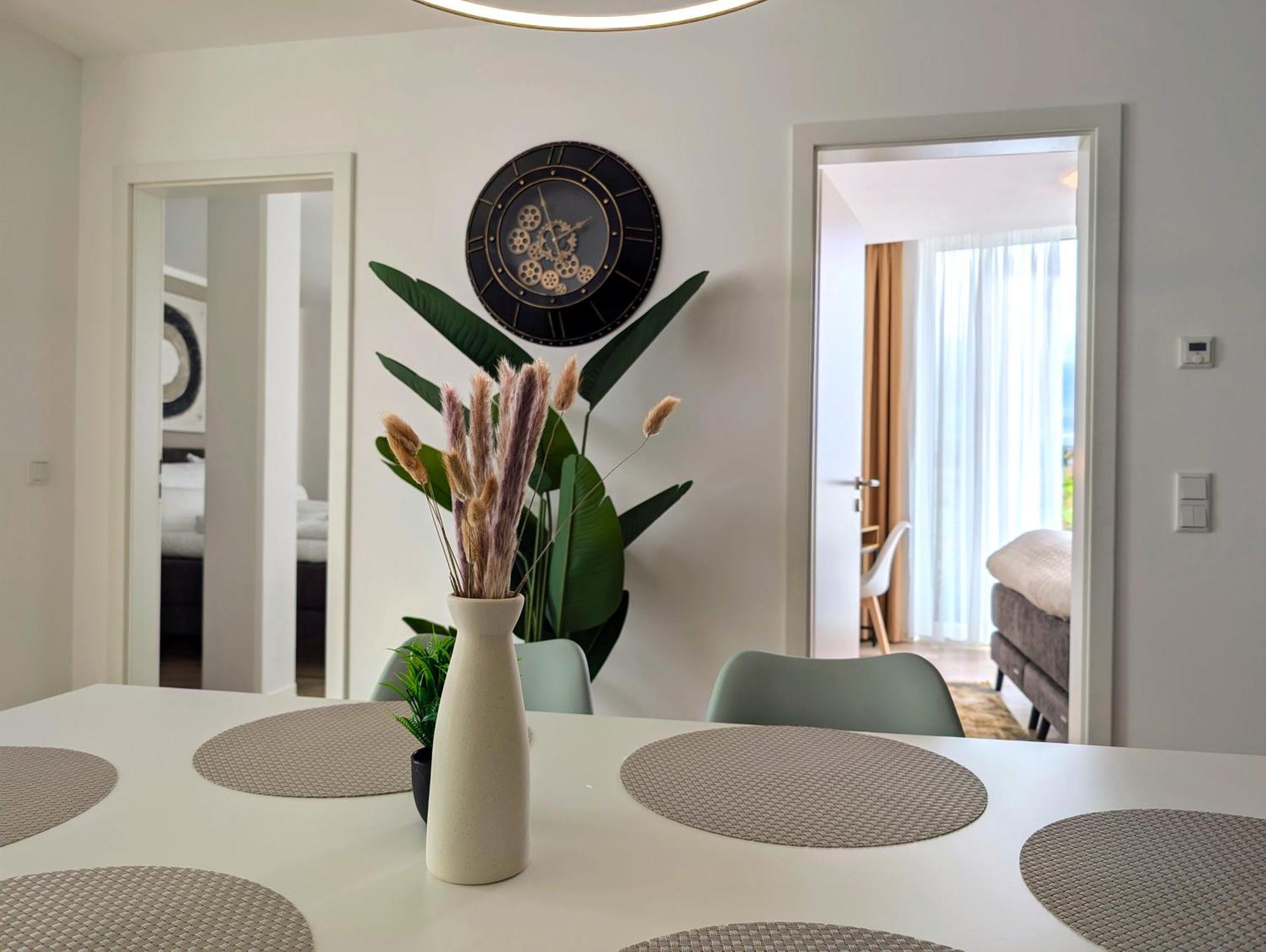 Bohnapartments - Nordkap-Suiten - Gratis Parkplatz - Moderner Neubau - Erdgeschoss - Fussbodenheizung Erfurt Cameră foto