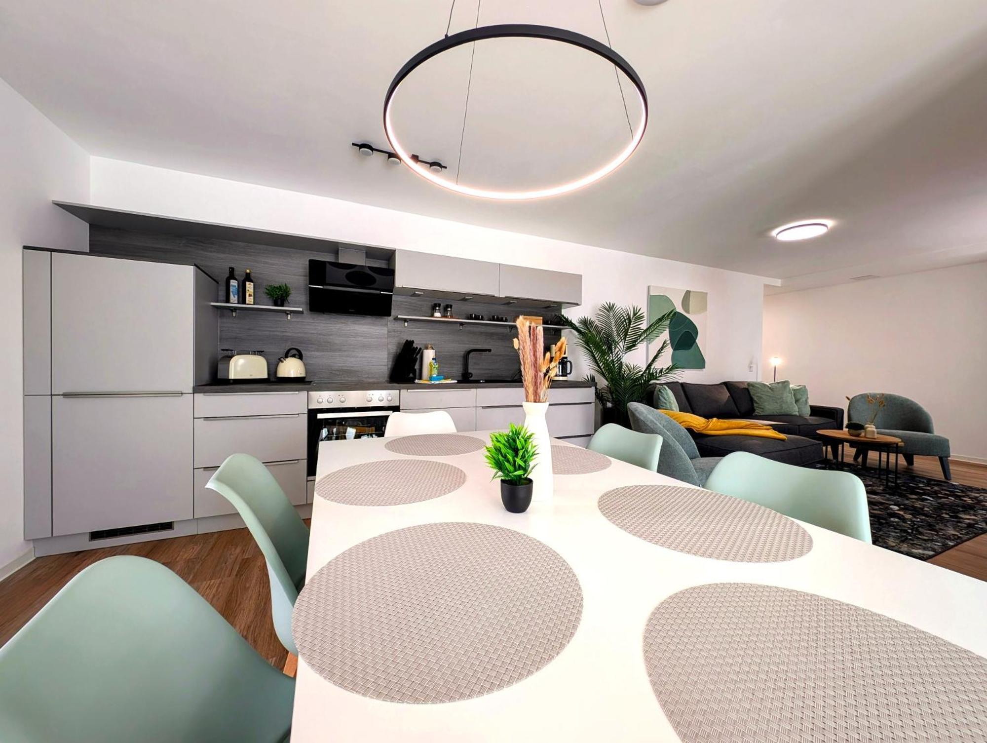 Bohnapartments - Nordkap-Suiten - Gratis Parkplatz - Moderner Neubau - Erdgeschoss - Fussbodenheizung Erfurt Exterior foto