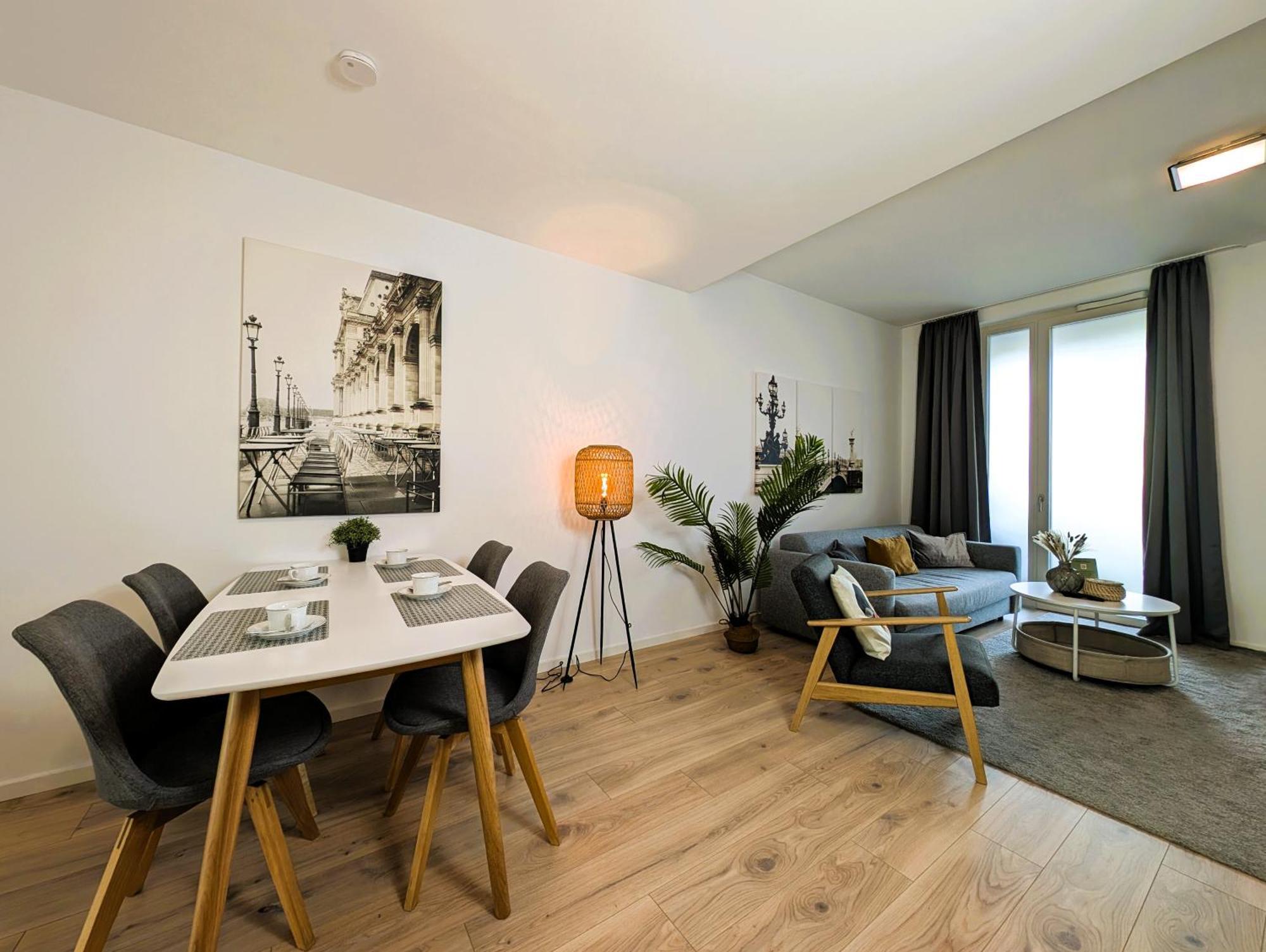Bohnapartments - Nordkap-Suiten - Gratis Parkplatz - Moderner Neubau - Erdgeschoss - Fussbodenheizung Erfurt Exterior foto